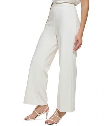 Petite Wide-Leg Side-Zip Pants Buttercream $29.50 Pants