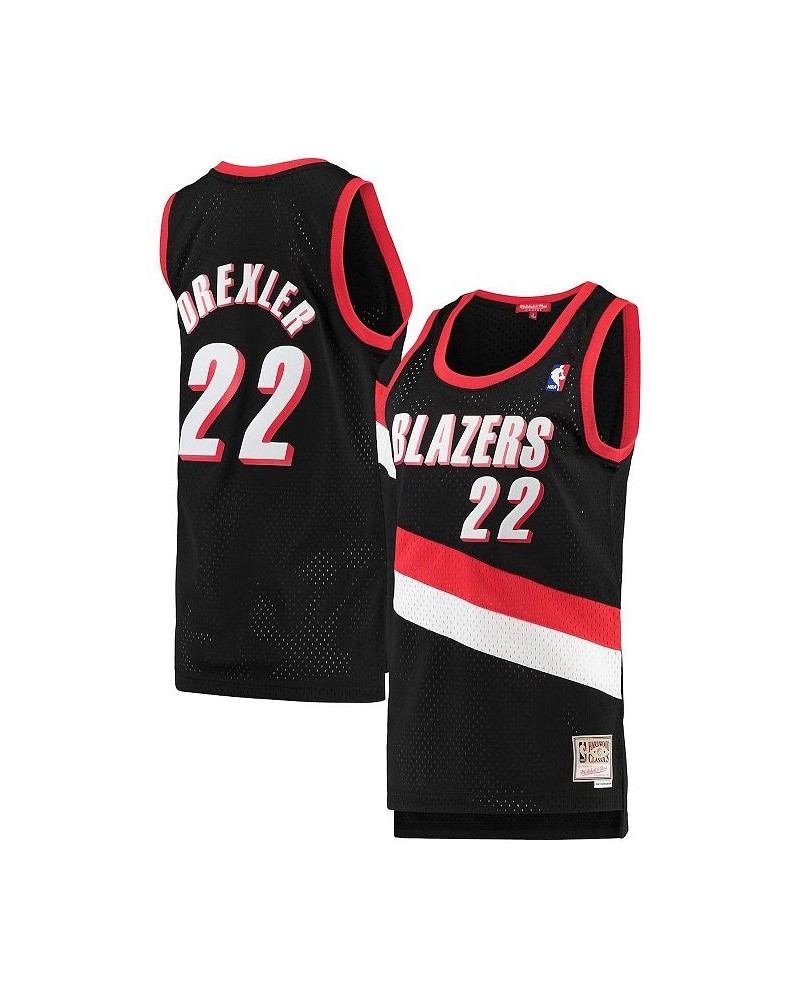 Women's Clyde Drexler Black Portland Trail Blazers 1991-92 Hardwood Classics Swingman Jersey Black $52.90 Jersey