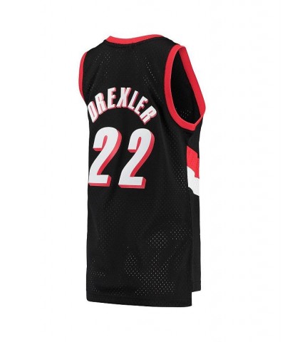 Women's Clyde Drexler Black Portland Trail Blazers 1991-92 Hardwood Classics Swingman Jersey Black $52.90 Jersey