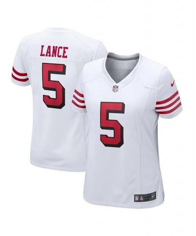 Women's Trey Lance White San Francisco 49ers Alternate Game Jersey White $64.40 Jersey