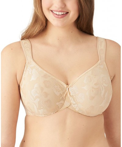 Awareness Full Figure Seamless Underwire Bra 85567 Up To I Cup Tan/Beige $39.78 Bras