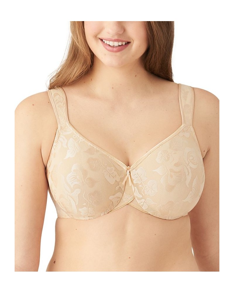 Awareness Full Figure Seamless Underwire Bra 85567 Up To I Cup Tan/Beige $39.78 Bras