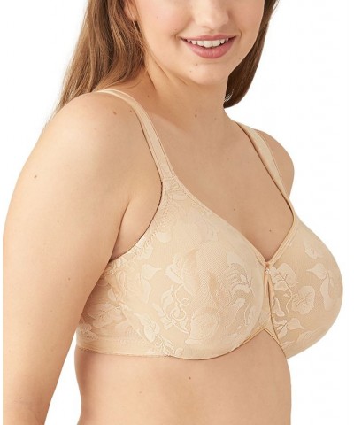 Awareness Full Figure Seamless Underwire Bra 85567 Up To I Cup Tan/Beige $39.78 Bras