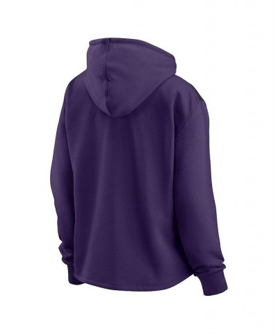 Women's Branded Purple and Black Phoenix Suns Overslide Quarter-Zip Hoodie Purple, Black $30.00 Sweatshirts