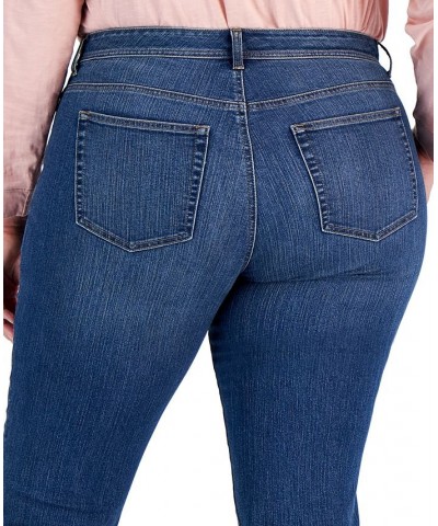 Plus Size Mid-Rise Slim-Leg Jeans Indigo Blossom $19.24 Jeans