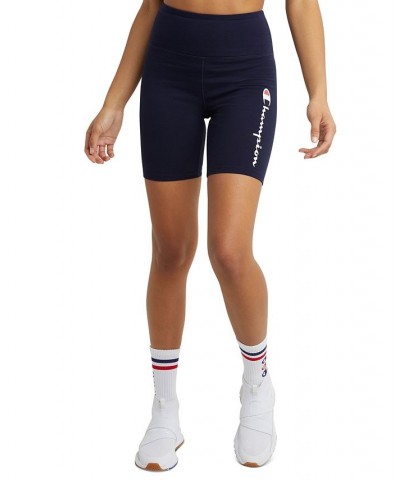 Women's Authentic Bike Shorts Blue $17.23 Shorts