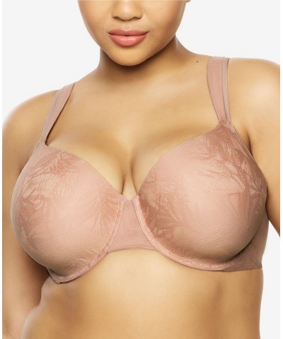 Jessamine Side Smoothing Women's Lace Bra Brown $15.99 Bras