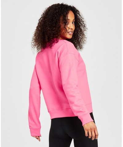 Women's Powerblend Graphic-Print Sweatshirt Pink $19.48 Sweatshirts