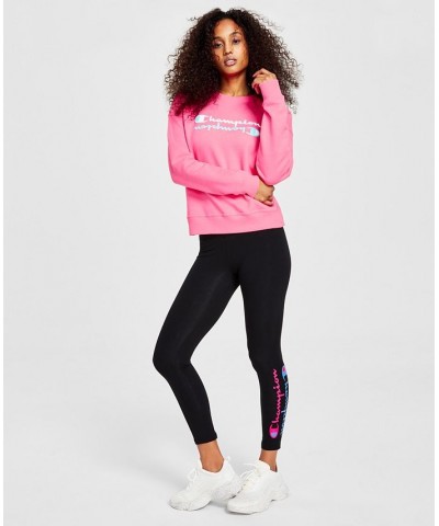 Women's Powerblend Graphic-Print Sweatshirt Pink $19.48 Sweatshirts