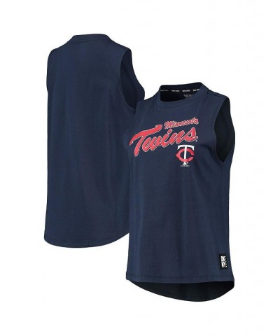 Women's Navy Minnesota Twins Marcie Tank Top Navy $25.85 Tops