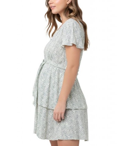 Lulu Layered Floral Dress Mint / white $42.90 Dresses