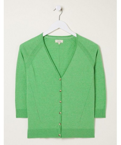 Women's Rose Cardigan Green $34.96 Sweaters