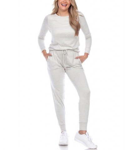 Women's 2pc Loungewear Set Gray $21.56 Sleepwear