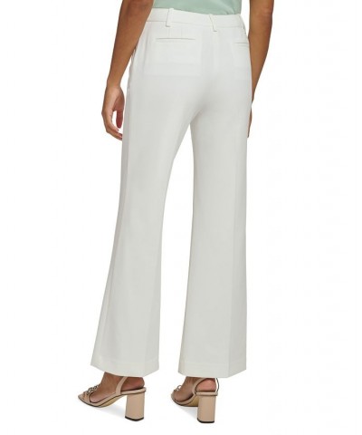 Petite High Waist Wide-Leg Pleated Pants White $47.96 Pants