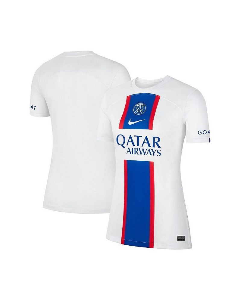 Women's White Paris Saint-Germain 2022/23 Third Breathe Stadium Replica Blank Jersey White $35.70 Jersey