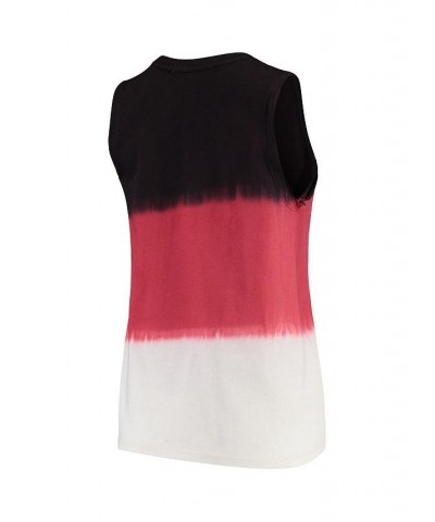 Women's Black Houston Rockets Muscle Dip Dye Tank Top Black $18.90 Tops