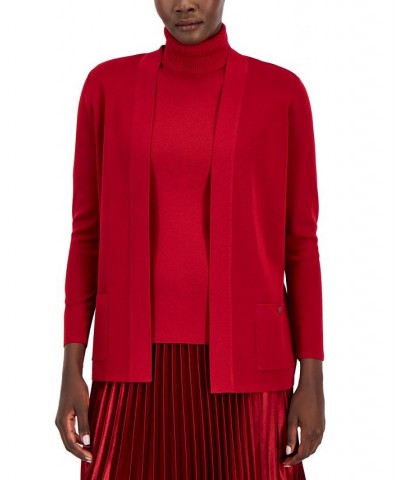 Malibu Open-Front Cardigan Titian Red $31.70 Sweaters