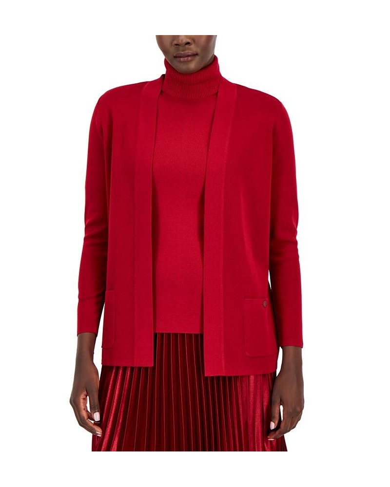 Malibu Open-Front Cardigan Titian Red $31.70 Sweaters