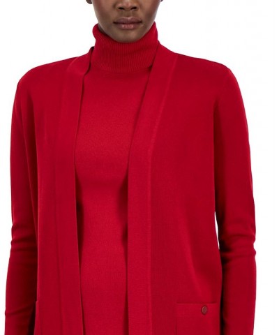 Malibu Open-Front Cardigan Titian Red $31.70 Sweaters