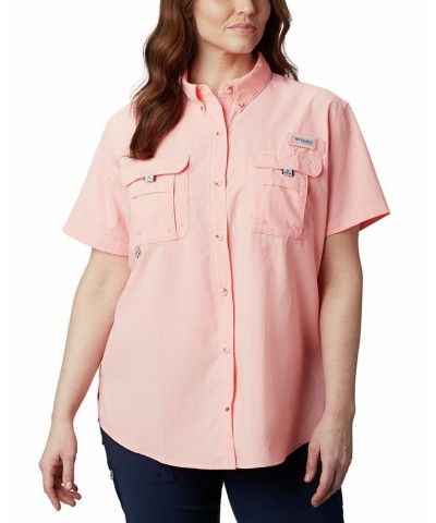 Plus Size Bahama Shirt Pink $34.80 Tops