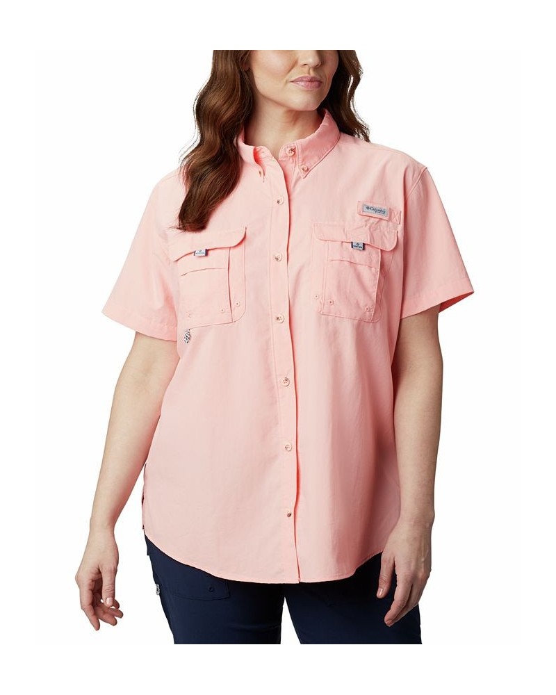 Plus Size Bahama Shirt Pink $34.80 Tops