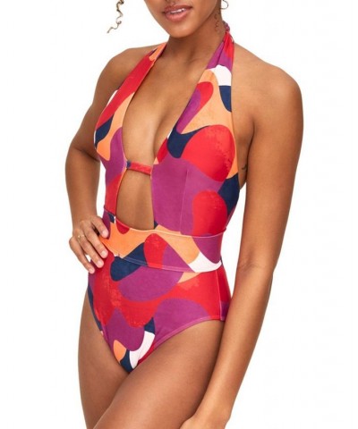 Brinlee Women's Swimwear One-Piece Red $30.78 Swimsuits