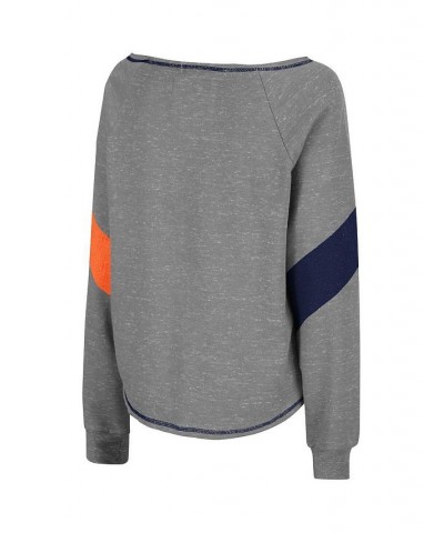 Women's Heathered Gray Florida Gators Amped Chevron Stripe Raglan Boat Neck Pullover Sweatshirt Heathered Gray $27.95 Sweatsh...