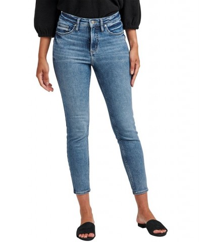 Women's Infinite Fit ONE SIZE FITS FOUR High Rise Skinny Jeans Indigo $40.56 Jeans