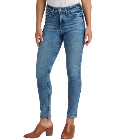 Women's Infinite Fit ONE SIZE FITS FOUR High Rise Skinny Jeans Indigo $40.56 Jeans