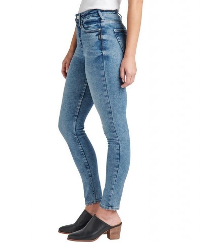 Women's Infinite Fit ONE SIZE FITS FOUR High Rise Skinny Jeans Indigo $40.56 Jeans