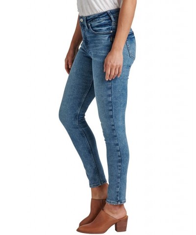 Women's Infinite Fit ONE SIZE FITS FOUR High Rise Skinny Jeans Indigo $40.56 Jeans