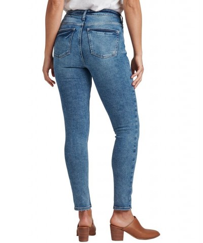 Women's Infinite Fit ONE SIZE FITS FOUR High Rise Skinny Jeans Indigo $40.56 Jeans