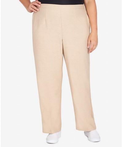 Plus Size Easy Breezy Short Length Pants Tan/Beige $29.21 Pants