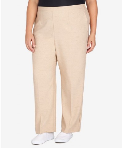 Plus Size Easy Breezy Short Length Pants Tan/Beige $29.21 Pants