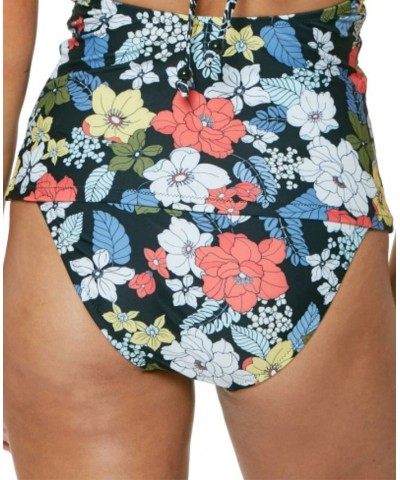 Tropical Punch Side-Shirred Hipster Bikini Bottoms Mandarin Multi $21.11 Swimsuits