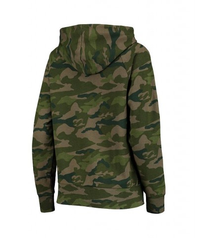 Women's Camo Green Bay Packers Raglan Full-Zip Hoodie Camo $34.50 Sweatshirts