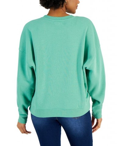 Juniors' Malibu Tennis Club-Graphic Sweatshirt Green $16.79 Tops