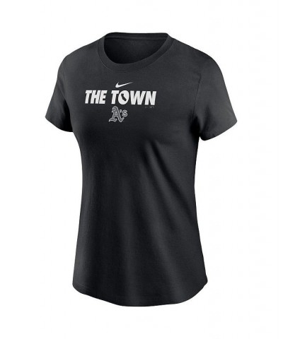 Women's Black Oakland Athletics Local Nickname T-shirt Black $22.05 Tops