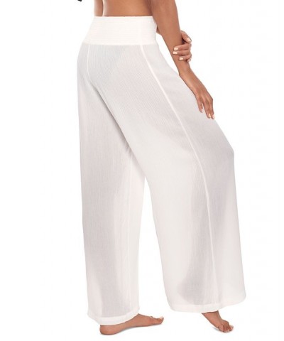 Ralph Lauren Rayon Smocked Pant White $38.50 Swimsuits