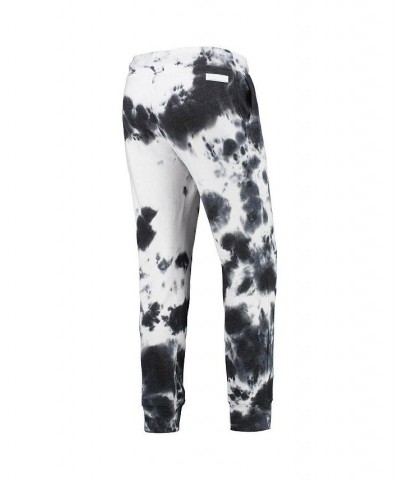 Women's White and Black Pittsburgh Penguins Melody Tie-Dye Jogger Pants White, Black $49.49 Pants