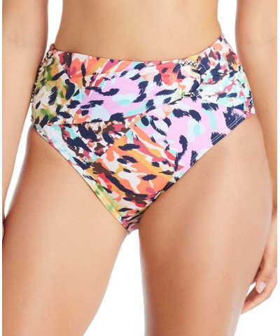 Women's Party Animal High-Waist Bikini Bottoms Multi $31.60 Swimsuits