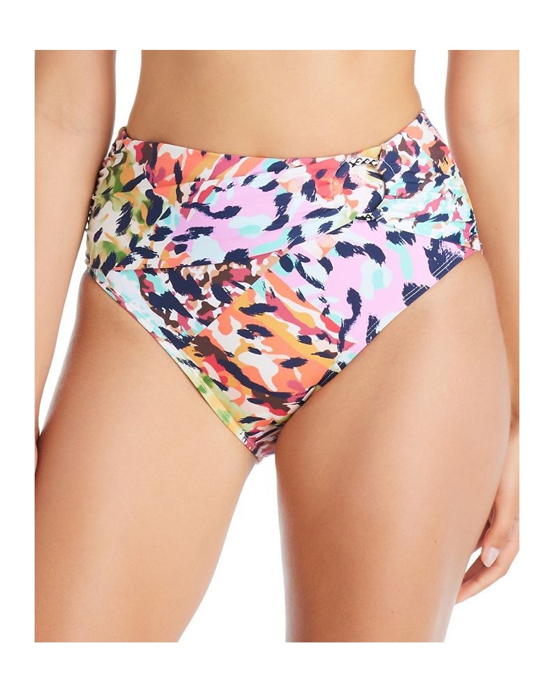 Women's Party Animal High-Waist Bikini Bottoms Multi $31.60 Swimsuits