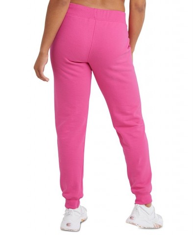 Women's Drawstring Logo Sweatpant Fleece Jogger Wow Pink $19.00 Pants