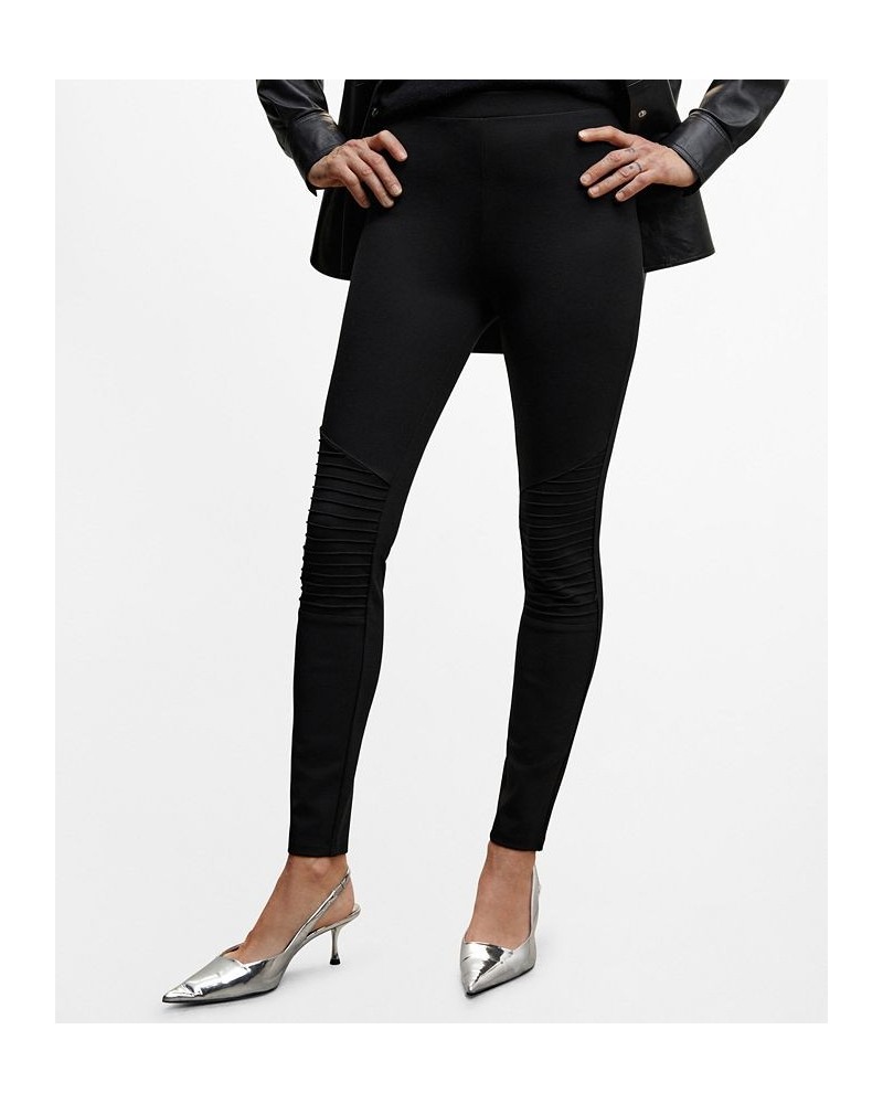 Women's Biker Style Leggings Black $25.99 Pants