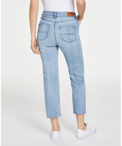 High-Rise Straight-Leg Cropped Jeans Abigail Wash $30.52 Jeans