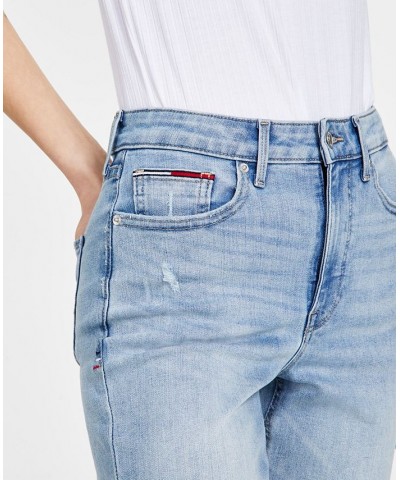 High-Rise Straight-Leg Cropped Jeans Abigail Wash $30.52 Jeans