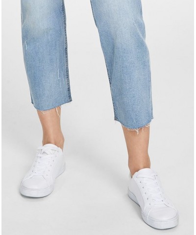 High-Rise Straight-Leg Cropped Jeans Abigail Wash $30.52 Jeans