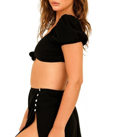 Women's Marla Swim Top Black $12.76 Swimsuits