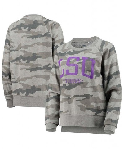 Women's Camo LSU Tigers Stockbridge Pullover Sweatshirt Camo $28.60 Sweatshirts