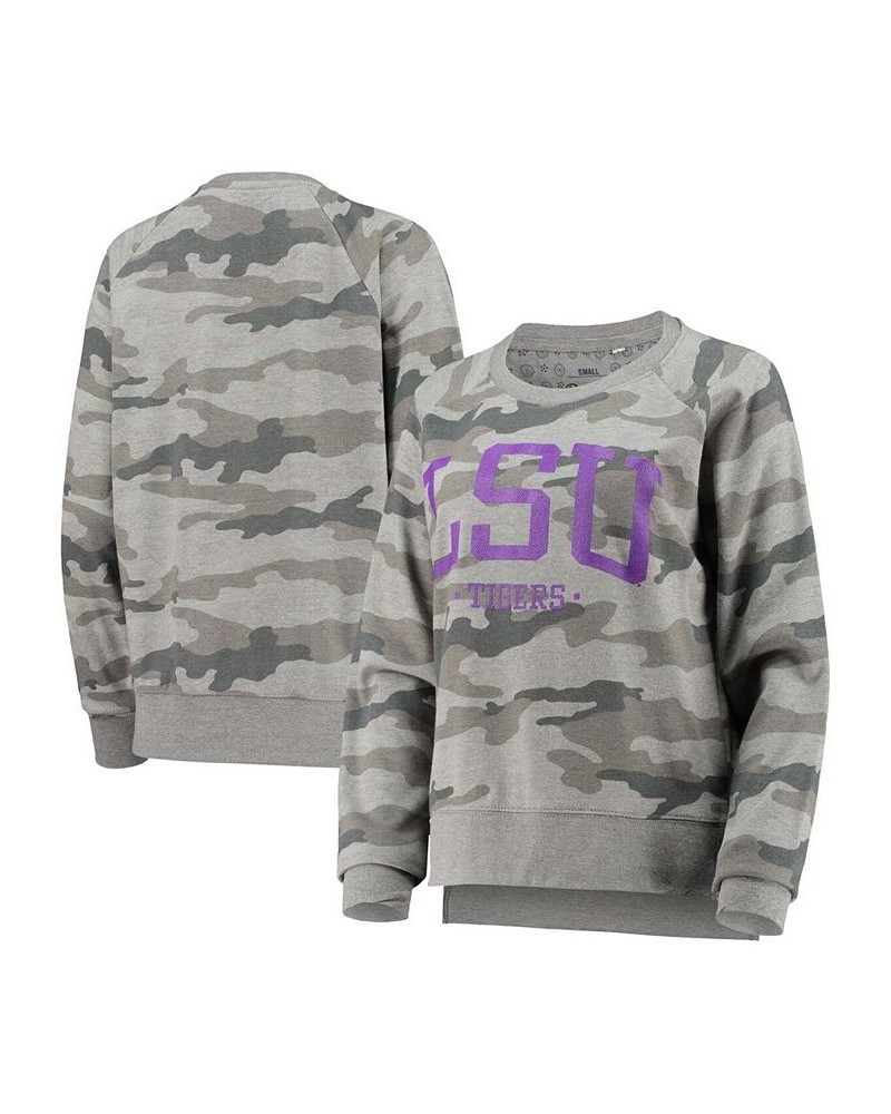 Women's Camo LSU Tigers Stockbridge Pullover Sweatshirt Camo $28.60 Sweatshirts